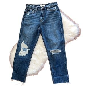 NWT Hidden Bailey High Rise Boyfriend Jeans Distressed PATCHED Jeans 29